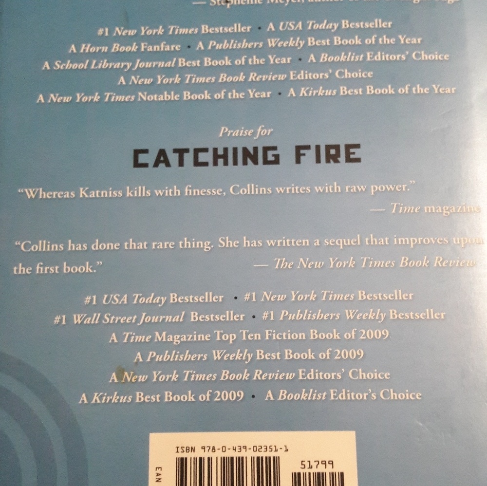 In Mint Condition Movie & Best Seller " Mockingjay